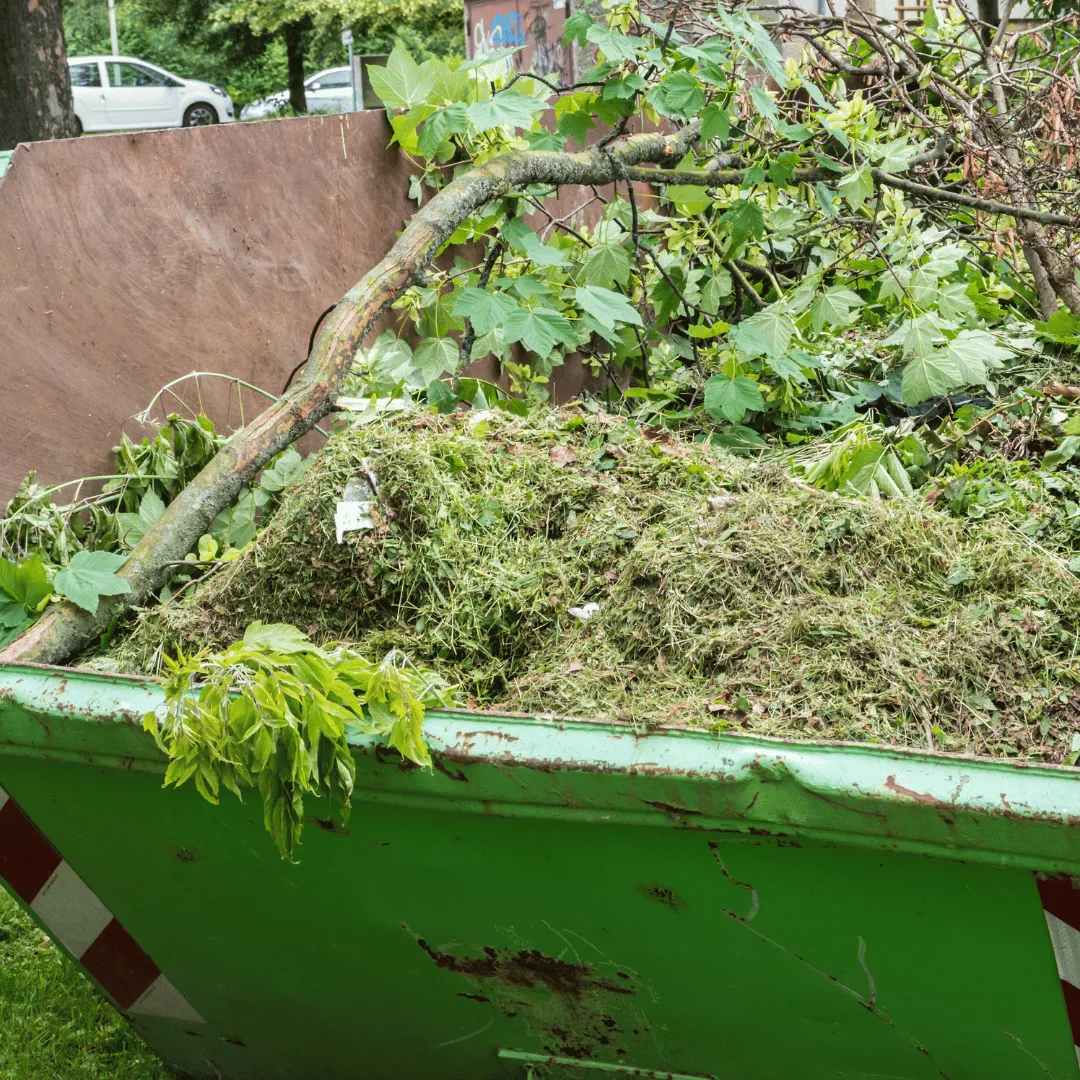 Benne déchets verts
